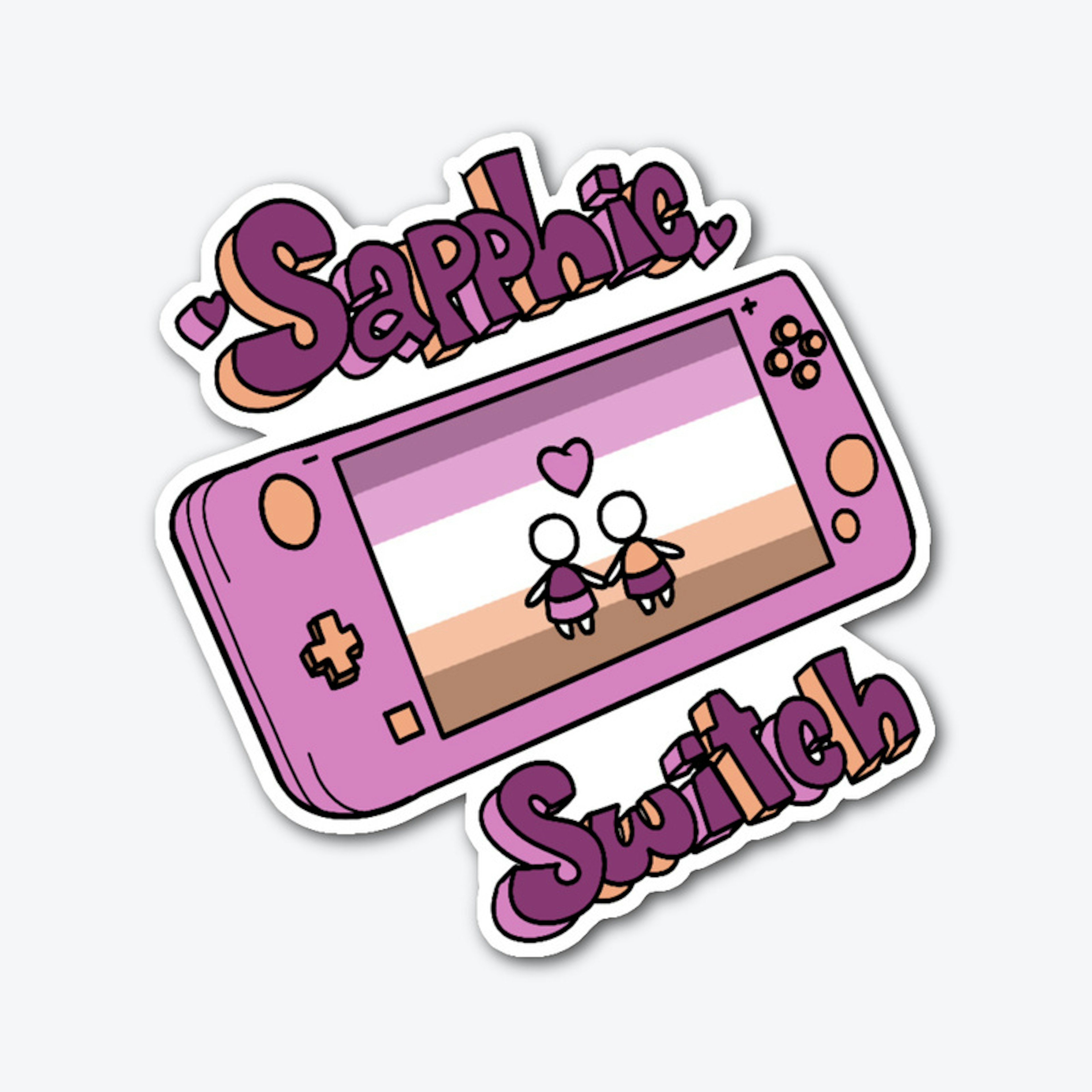Sapphic Switch Lesbian pride GAYmer