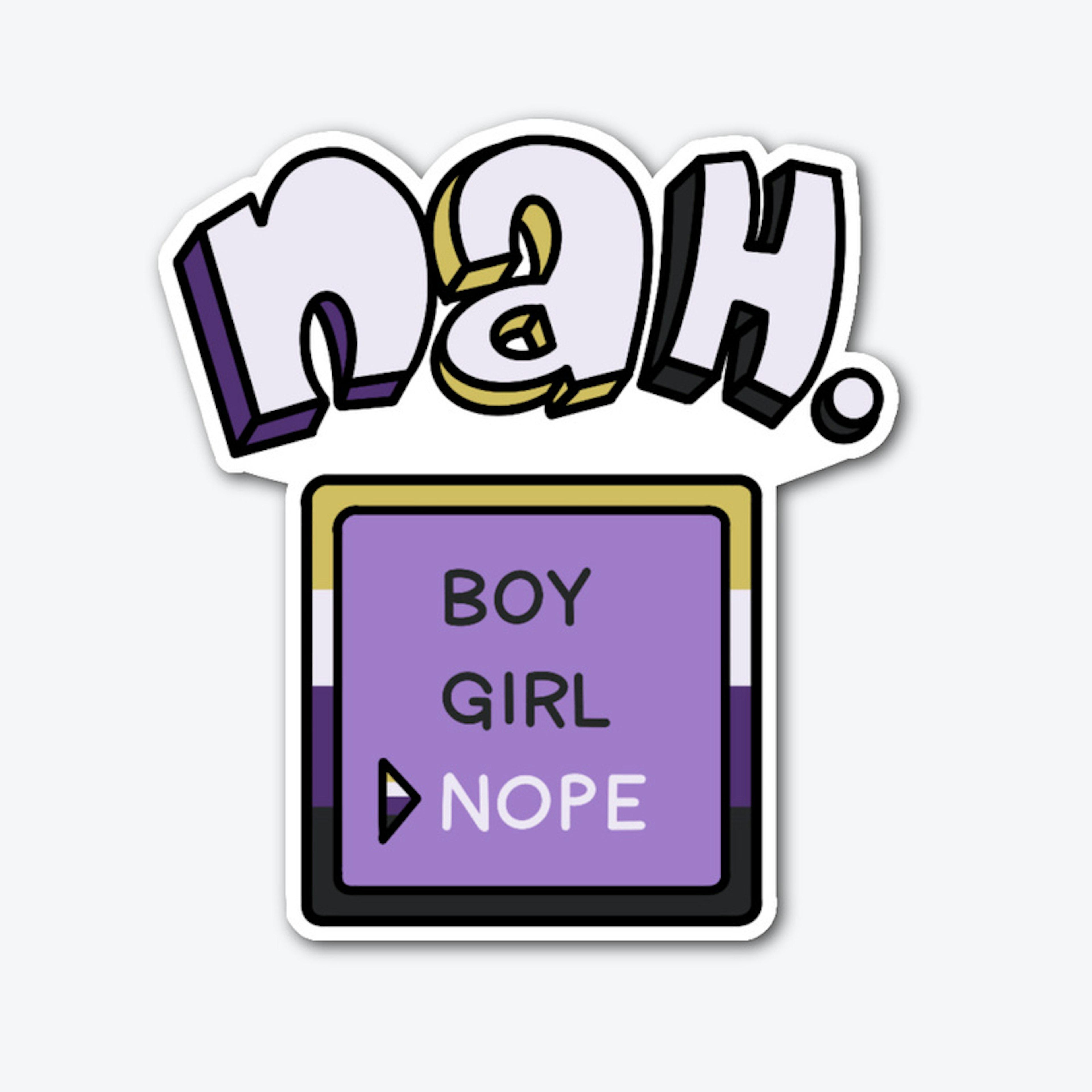 Boy or Girl? NAH. Nonbinary Pride GAYmer